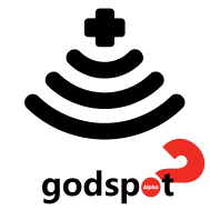 Logo Godspot Alpha transparant 5x5